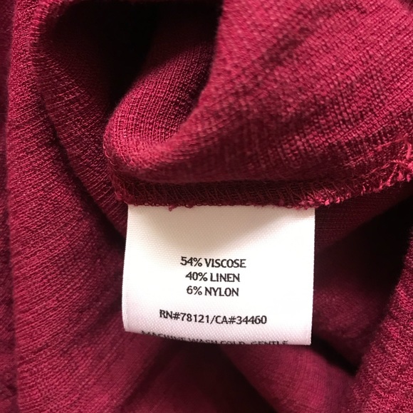 EILEEN FISHER Linen Blend Sleeveless V-neck Tank - Picture 6 of 8